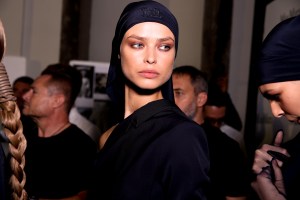 Backstage at Max Mara RTW Spring 2019