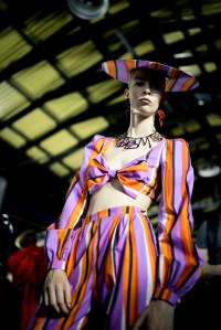 Backstage at Moschino RTW Spring 2019