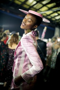 Backstage at Moschino RTW Spring 2019