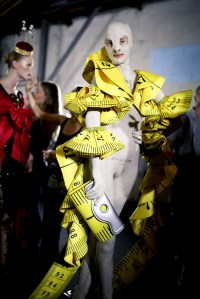Backstage at Moschino RTW Spring 2019