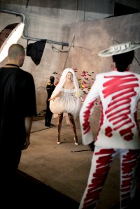 Backstage at Moschino RTW Spring 2019