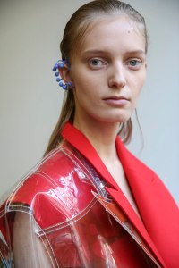 Backstage at Mugler RTW Spring 2019