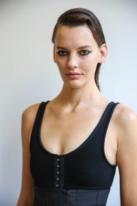 Backstage at Mugler RTW Spring 2019