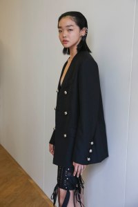 Backstage at Mugler RTW Spring 2019