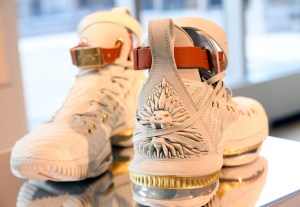 Shoe detailNike x Lebron x Harlem Fashion Row presentation, Spring Summer 2019, New York Fashion Week, USA - 05 Sep 2018