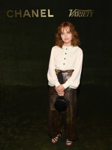 attends CHANEL and Variety Dinner at La Banane on September 9, 2018 in Toronto, Canada.