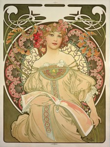Alphonse Mucha, Dreaming, 1897.