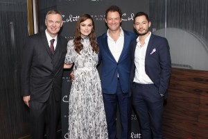 - New York, NY - 9/13/18 - New York Special Screening of COLETTE - After Party

-Pictured: Wash Westmoreland (Director), Keira Knightley, Dominic West, Jake Graf
-Photo by: Patrick Lewis/Starpix
-Location: Rainbow Room