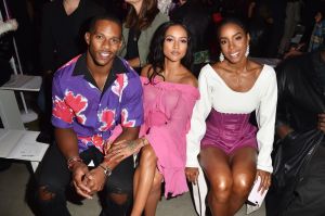 Victor Cruz, Karrueche Tran, and Kelly Rowland
