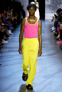 Model on the catwalkPrabal Gurung show, Runway, Spring Summer 2019, New York Fashion Week, USA - 09 Sep 2018