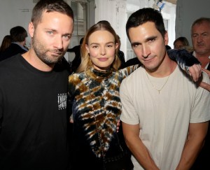 Jack McCollough, Kate Bosworth and Lazaro Hernandez