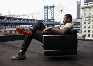 The Rag & Bone X Jordan Brand X Melo sneaker.