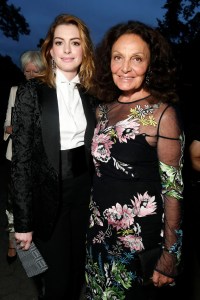 Anne Hathaway and Diane von Furstenberg