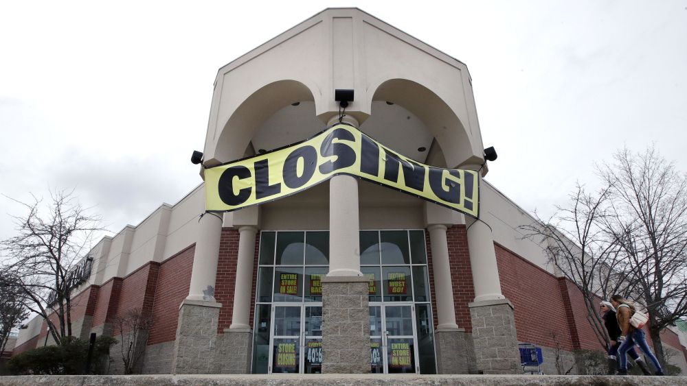 A customers enter a The Bon Ton store, which is scheduled to close, in Concord, N.HRetail Sales, Concord, USA - 23 Feb 2018