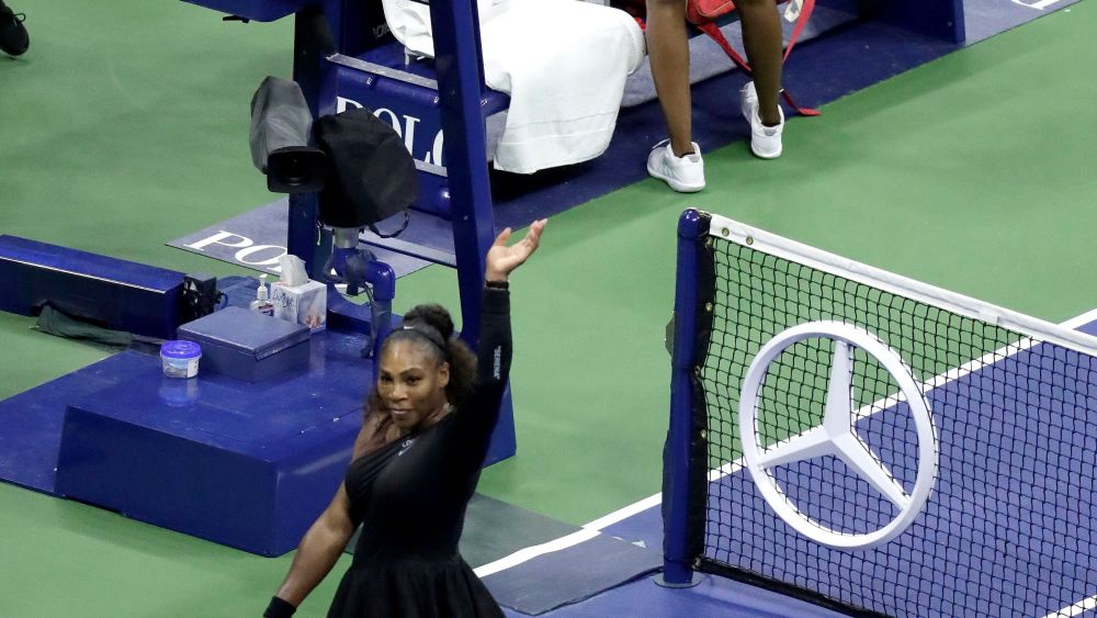 Serena Williams at the 2018 U..S Open.