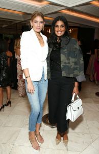 Tori Praver and Rachel Roy in the front rowRachel Zoe Spring 2019 presentation, Front Row, Los Angeles, USA - 04 Sep 2018