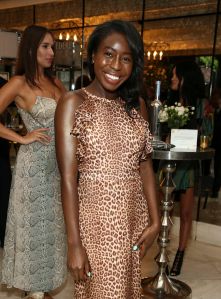 Candice Nikeia in the front rowRachel Zoe Spring 2019 presentation, Front Row, Los Angeles, USA - 04 Sep 2018