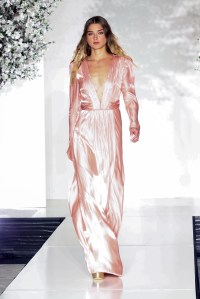 Model on the catwalkRachel Zoe Spring 2019 presentation, Runway, Los Angeles, USA - 04 Sep 2018
