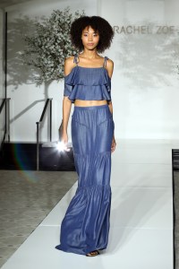 Model on the catwalkRachel Zoe Spring 2019 presentation, Runway, Los Angeles, USA - 04 Sep 2018