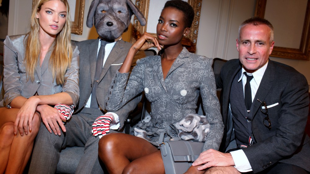Martha Hunt, Maria Borges and Thom BrowneBarneys and Thom Browne Dinner, Spring Summer 2019, New York Fashion Week, USA - 05 Sep 2018