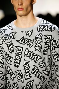 Detail of Jeremy Scott RTW Spring 2019