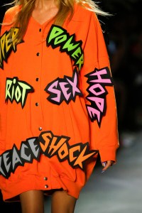 Detail of Jeremy Scott RTW Spring 2019