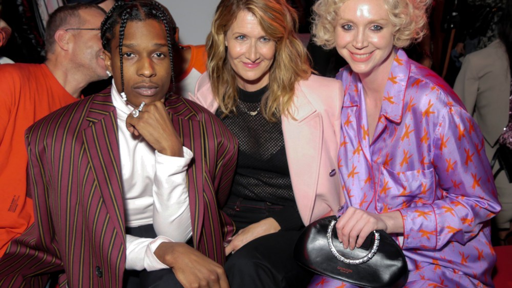 ASAP Rocky, Laura Dern and Gwendoline Christie in the front rowCalvin Klein show, Front Row, Spring Summer 2019, New York Fashion Week, USA - 11 Sep 2018