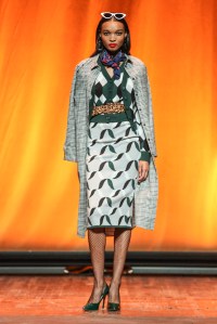 Model on the catwalkEva Mendes for New York and Company fashion event, Los Angeles, USA - 13 Sep 2018