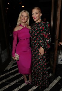 Alice Eve and Busy Philipps at the Variety and Women in Film 2018 Television Nominees Celebration at Cecconi's on September 15, 2018 in West Hollywood.Variety and Women in Film Pre-Emmy Party, Inside, Los Angeles, USA - 15 Sep 2018