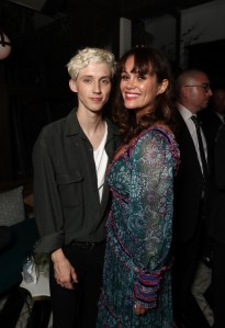Troye Sivan and Dina Shihabi attend the Variety and Women in Film 2018 Television Nominees Celebration at Cecconi's on September 15, 2018 in West Hollywood.Variety and Women in Film Pre-Emmy Party, Inside, Los Angeles, USA - 15 Sep 2018