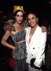 Sarah Sophie Flicker and Sophia BushVariety and Women in Film Pre-Emmy Party, Inside, Los Angeles, USA - 15 Sep 2018