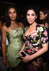 Padma Lakshmi and Sarah SilvermanVariety and Women in Film Pre-Emmy Party, Inside, Los Angeles, USA - 15 Sep 2018