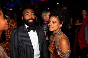 Donald Glover, Zazie Beets. Donald Glover and Zazie Beets attend the Governors Ball for the 70th Primetime Emmy Awards, at the Microsoft Theater in Los Angeles70th Primetime Emmy Awards - Governors Ball, Los Angeles, USA - 17 Sep 2018