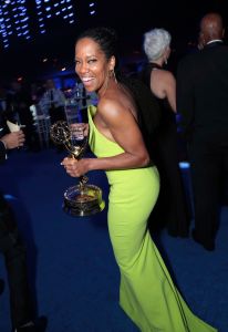 Regina King, winner of the award for outstanding lead actress in a limited series, movie or dramatic special for "Seven Seconds", attends the Governors Ball for the 70th Primetime Emmy Awards, at the Microsoft Theater in Los Angeles70th Primetime Emmy Awards - Governors Ball, Los Angeles, USA - 17 Sep 2018