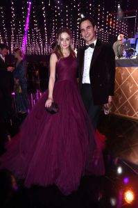 Joey King, Zac Posen. Joey King, left, and Zac Posen attend the Governors Ball for the 70th Primetime Emmy Awards, at the Microsoft Theater in Los Angeles70th Primetime Emmy Awards - Governors Ball, Los Angeles, USA - 17 Sep 2018