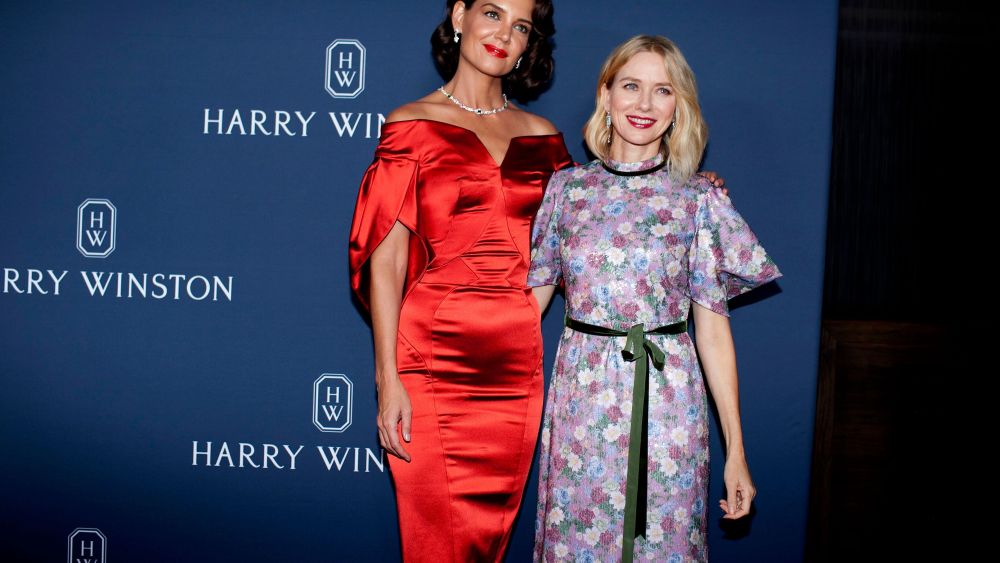 Katie Holmes, Naomi WattsHarry Winston Dinner, Arrivals, New York, USA - 20 Sep 2018