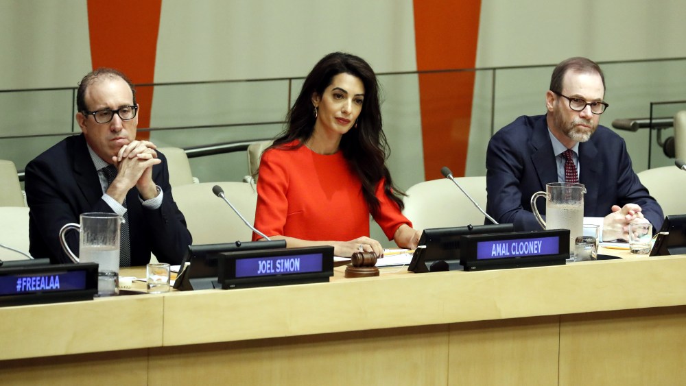 Amal Clooney at United Nations Release of Myanmar Reuters Journalists