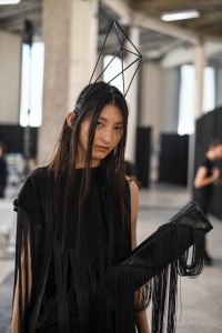 Backstage at Rick Owens RTW Spring 2019