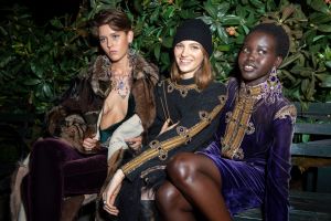 Backstage at Ralph Lauren RTW Fall 2018
