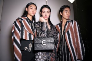 Backstage at Roberto Cavalli RTW Spring 2019