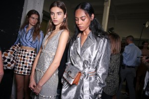 Backstage at Roberto Cavalli RTW Spring 2019