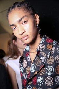 Backstage at Roberto Cavalli RTW Spring 2019