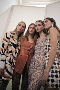 Backstage at Roberto Cavalli RTW Spring 2019