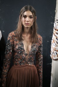 Backstage at Roberto Cavalli RTW Spring 2019