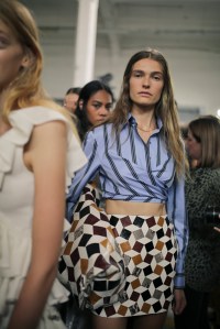 Backstage at Roberto Cavalli RTW Spring 2019