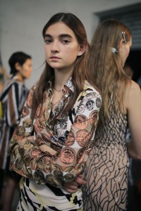 Backstage at Roberto Cavalli RTW Spring 2019