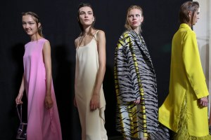 Backstage at Rochas RTW Spring 2019
