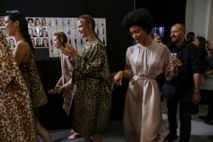 Backstage at Rochas RTW Spring 2019