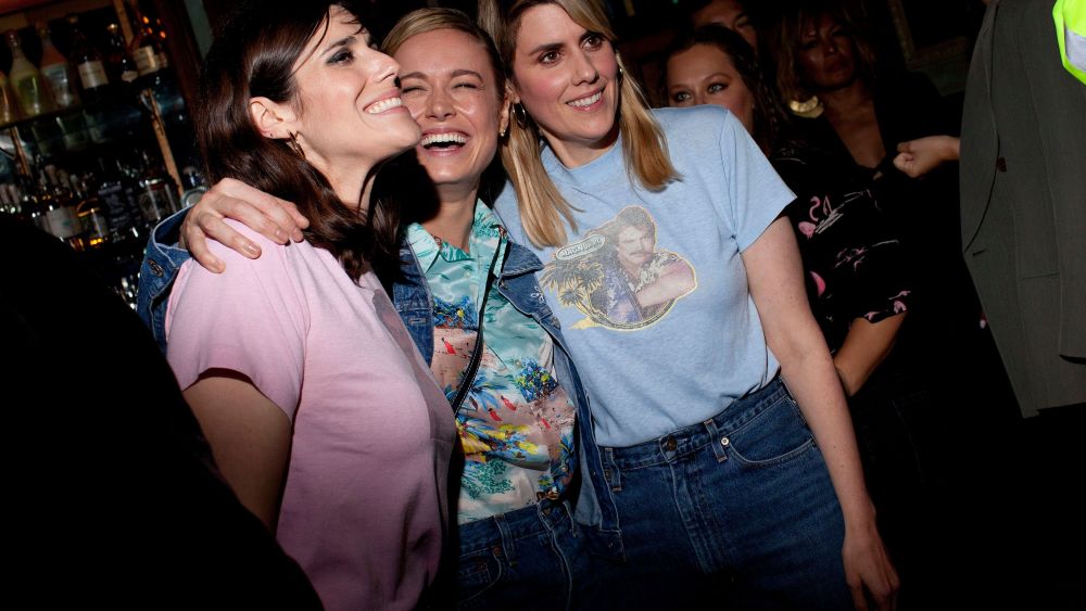 Laura Mulleavy, Brie Larson and Kate Mulleavy