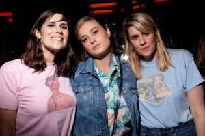 Laura Mulleavy, Brie Larson and Kate Mulleavy